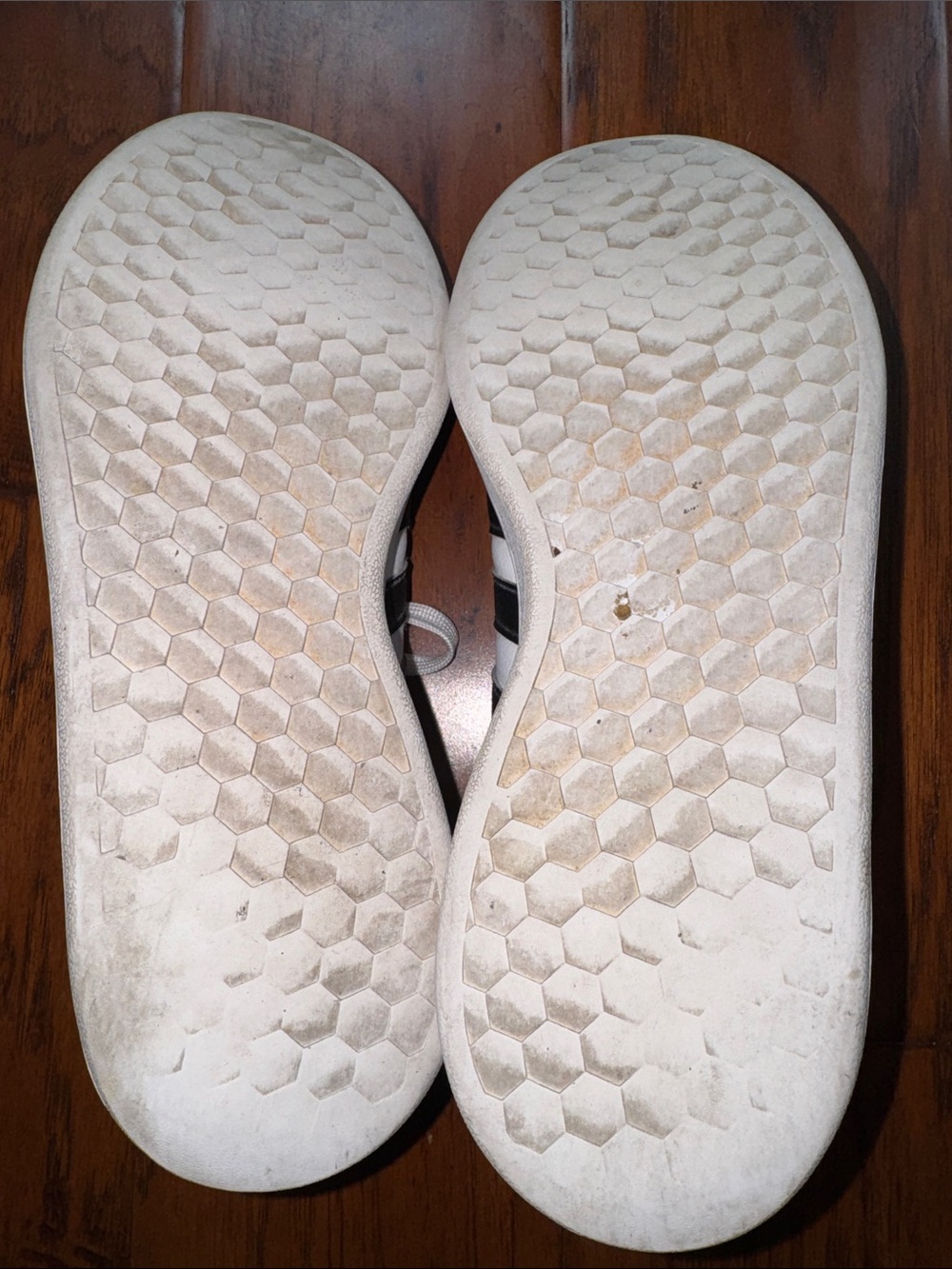 adidas Women’s White Sneakers with Black Three-Stripes Size 9 - Picture 10 of 10
